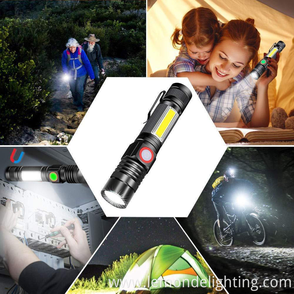 Portable LED Side-Mount Flashlight